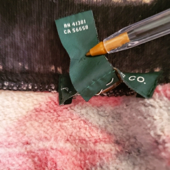 LAUREN  Ralph Lauren gray print blazer/ jacket fleece lined vintage look - Picture 9 of 10